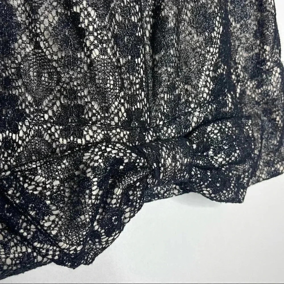 Marc Jacobs Lace Overlay Bow Blouse Size Small - Picture 2 of 7